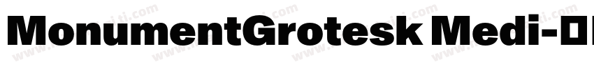 MonumentGrotesk Medi字体转换